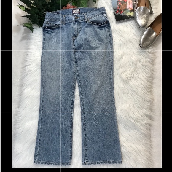 KALI DENIM Distressed Faded Bootcut Jeans - Picture 2 of 8